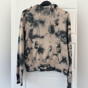 Aviator Nation Tan Tie-Dye Ninja Hoodie